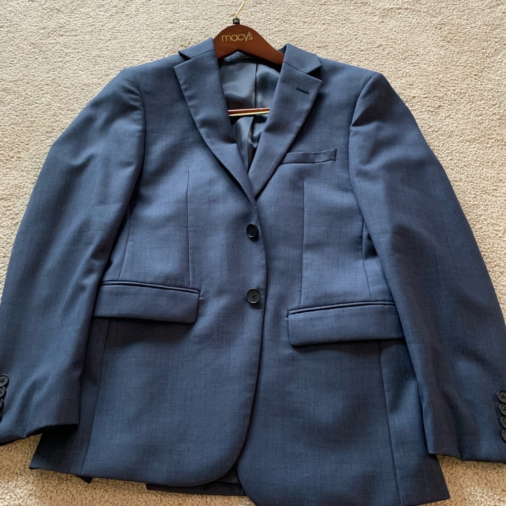 Navy Calvin klein suit